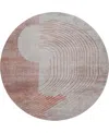 Addison Mayfield Amf2003 8'x8' Round In Multi