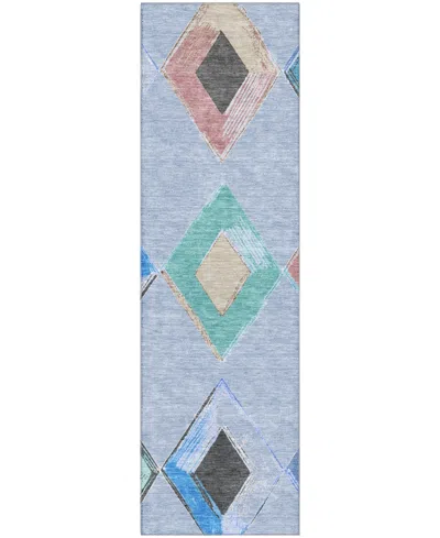 Addison Mayfield Amf2004 2'3"x7'6" Runner In Blue