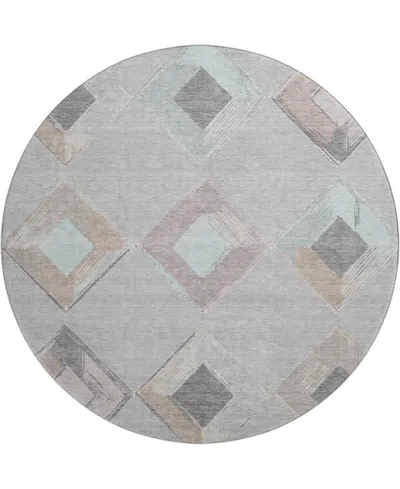 Addison Mayfield Amf2004 8'x8' Round In Gray