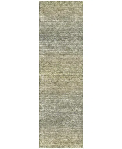 Addison Mayfield Amf2005 2'3"x7'6" Runner In Green