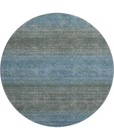 Addison Mayfield Amf2005 8'x8' Round In Blue