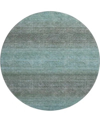 Addison Mayfield Amf2005 8'x8' Round In Blue