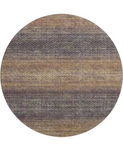 Addison Mayfield Amf2005 8'x8' Round In Purple
