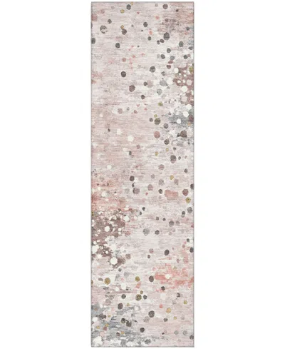 Addison Mayfield Amf2007 2'3"x7'6" Runner In Pink