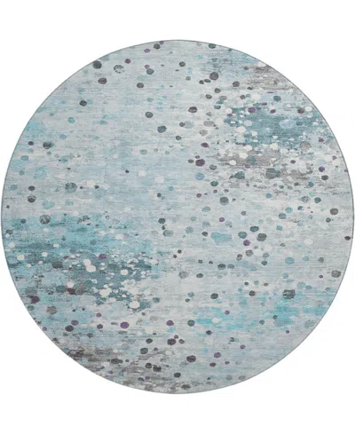 Addison Mayfield Amf2007 8'x8' Round In Blue