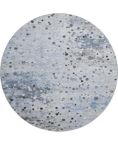 Addison Mayfield Amf2007 8'x8' Round In Blue