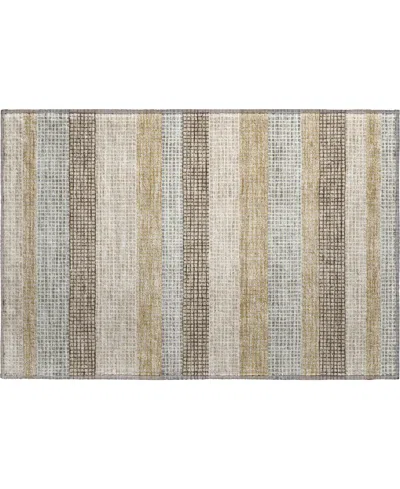 Addison Mayfield Amf2008 1'8"x2'6" Area Rug In Brown