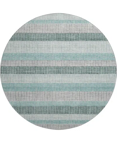 Addison Mayfield Amf2008 8'x8' Round In Blue