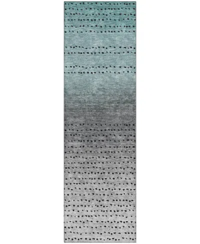 Addison Mayfield Amf2009 2'3"x7'6" Runner In Blue