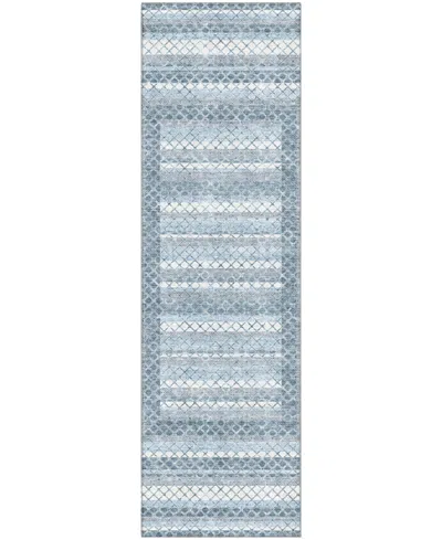 Addison Mayfield Amf2011 2'3"x7'6" Runner In Blue