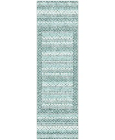 Addison Mayfield Amf2011 2'3"x7'6" Runner In Blue