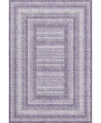 Addison Mayfield Amf2011 3'x5' Area Rug In Purple