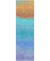 Addison Mayfield Amf2012 2'3"x7'6" Runner In Blue