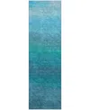 Addison Mayfield Amf2012 2'3"x7'6" Runner In Blue