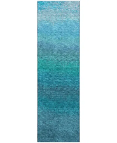 Addison Mayfield Amf2012 2'3"x7'6" Runner In Blue