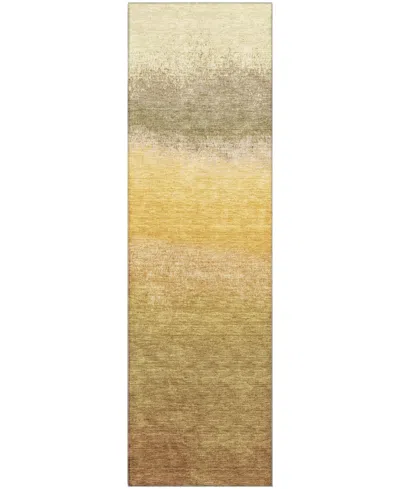 Addison Mayfield Amf2012 2'3"x7'6" Runner In Gold