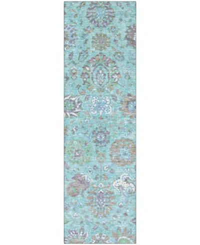 Addison Mayfield Amf2013 2'3"x7'6" Runner In Blue