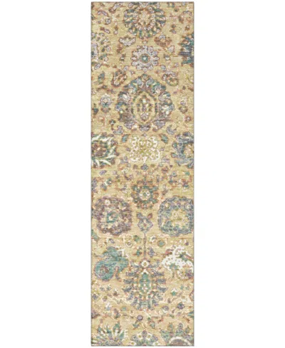 Addison Mayfield Amf2013 2'3"x7'6" Runner In Yellow