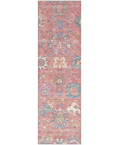 Addison Mayfield Amf2013 2'3"x7'6" Runner In Pink