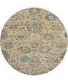 Addison Mayfield Amf2013 8'x8' Round In Multi