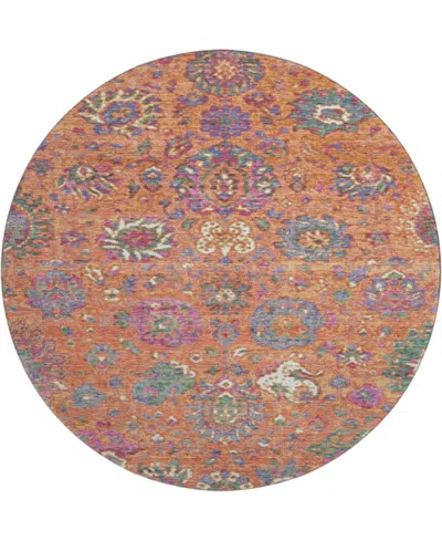 Addison Mayfield Amf2013 8'x8' Round In Brown