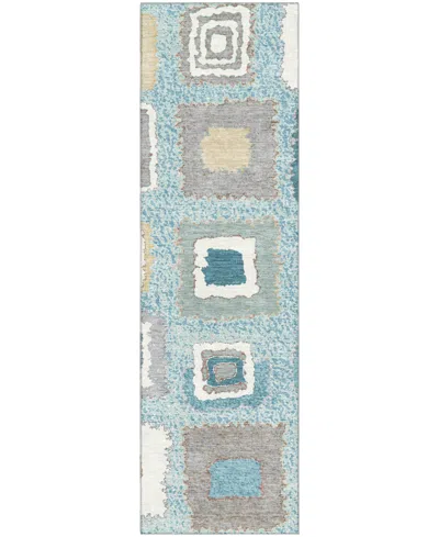 Addison Mayfield Amf2014 2'3"x7'6" Runner In Blue