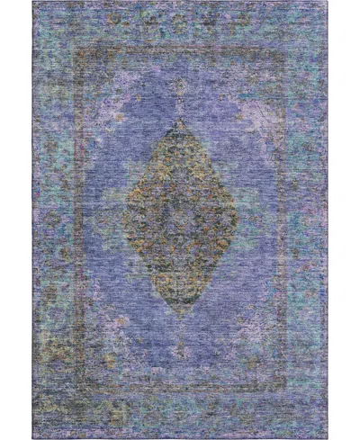Addison Mayfield Amf2021 5'x7'6" Area Rug In Purple