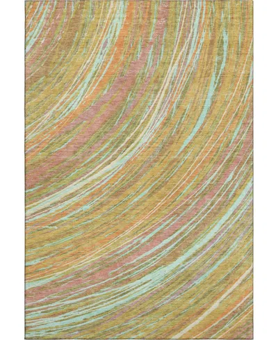 Addison Mayfield Amf2094 5'x7'6" Area Rug In Yellow