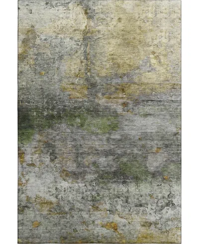Addison Mayfield Amf2100 5'x7'6" Area Rug In Green