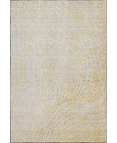 Addison Mayfield Amf2107 10'x14' Area Rug In Yellow