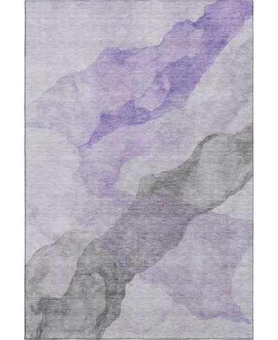 Addison Mayfield Amf2109 9'x12' Area Rug In Purple