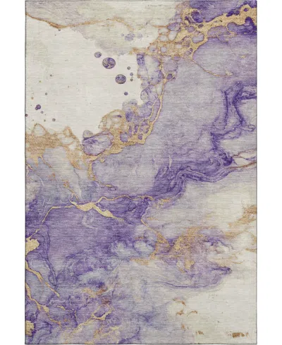 Addison Mayfield Amf2110 9'x12' Area Rug In Purple