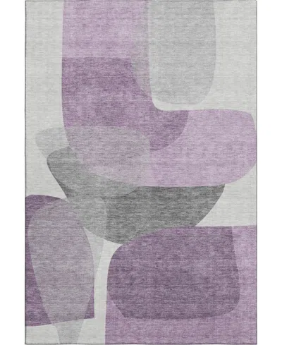 Addison Mayfield Amf2121 5'x7'6" Area Rug In Purple