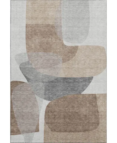 Addison Mayfield Amf2121 9'x12' Area Rug In Brown