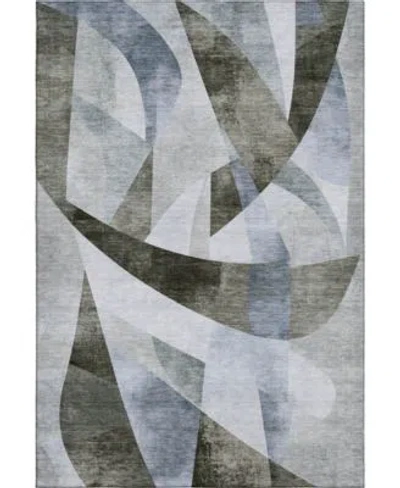 Addison Mayfield Machine Washable Amf1836 Area Rug Collection In Brown