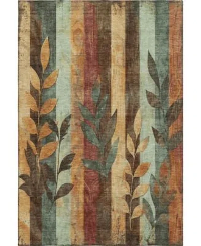 Addison Mayfield Machine Washable Amf1871 Area Rug Collection In Denim