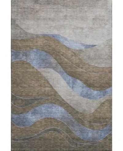Addison Mayfield Machine Washable Amf1892 Area Rug Collection In Denim