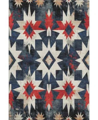 Addison Mayfield Machine Washable Amf1893 Area Rug Collection In Blue
