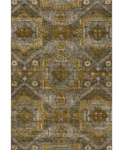 Addison Mayfield Machine Washable Amf1928 Area Rug Collection In Brown