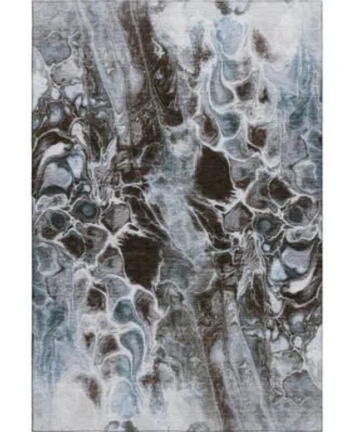 Addison Mayfield Machine Washable Amf1936 Area Rug Collection In Black