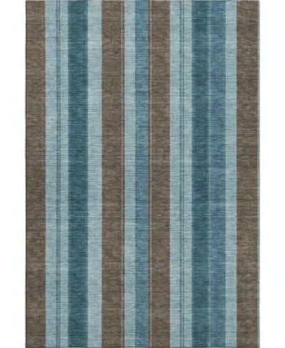 Addison Mayfield Machine Washable Amf1954 Area Rug Collection In Teal