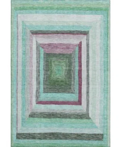 Addison Mayfield Machine Washable Amf1957 Area Rug Collection In Teal