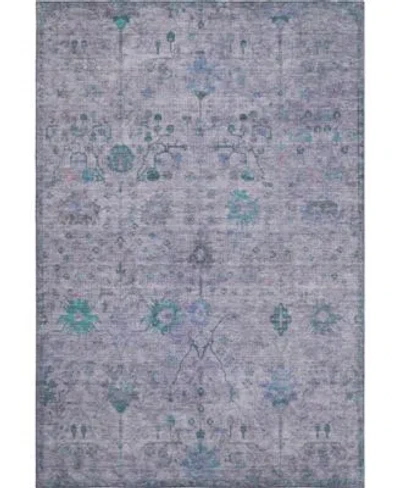Addison Mayfield Machine Washable Amf1972 Area Rug Collection In Purple