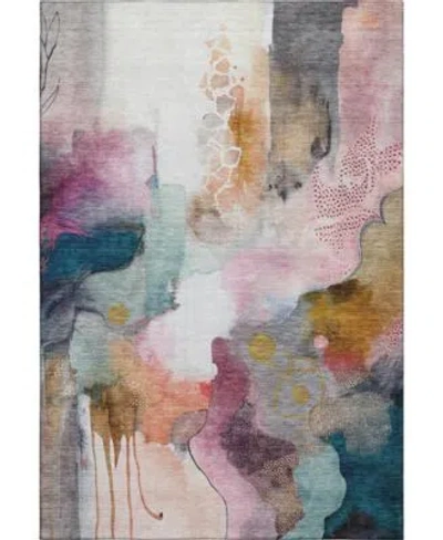 Addison Mayfield Machine Washable Amf2019 Area Rug Collection In Turquoise