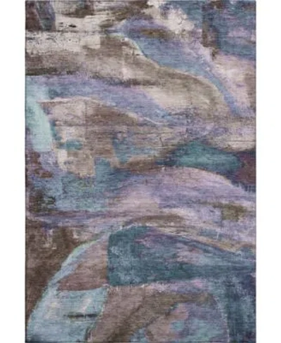 Addison Mayfield Machine Washable Amf2040 Area Rug Collection In Purple