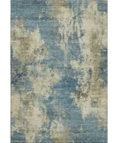 Addison Mayfield Machine Washable Amf2066 Area Rug Collection In Teal