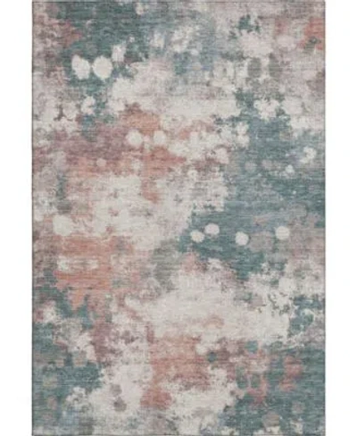 Addison Mayfield Machine Washable Amf2114 Area Rug Collection In Teal