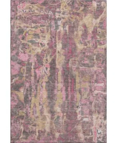 Addison Mayfield Machine Washable Amf2120 Area Rug Collection In Purple