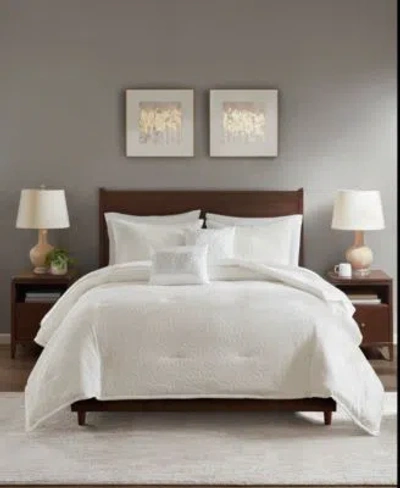 Addison Park Blanca Floral 9 Pc. Comforter Sets In White