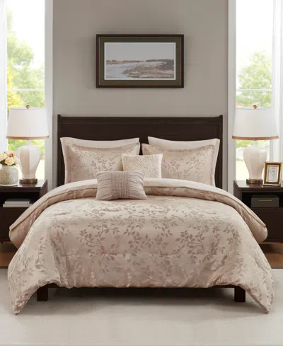 Addison Park Sterling 9-pc. Jacquard Comforter Set, King In Gold